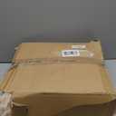 JOLLYVOGUE Calming Dog Beds Large Sized Dog, 36in Donut Washable Large Pet Bed, Anti-Slip & Anti-Anxiety Fluffy Faux Fur Round Dogs Bed, Fits up to 80 lbs Pets (Off White)