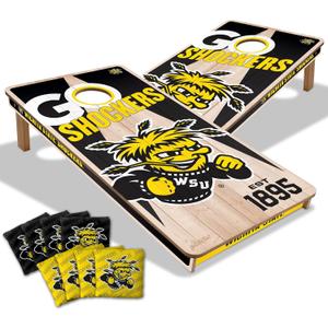 YouTheFan NCAA 2 x 4 Professional Wood Cornhole Game with Logo Bags