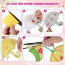 Feifeiya 24 Set Mother's Day Crafts Spring Suncatcher Crafts DIY Spring Tissue Paper Kit Flower Umbrella Rain Boot Hanging Decor Window Art for Mother's Day April Home Activity Party Favors(Rainy)