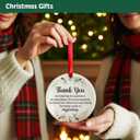 Thank You Gifts Christmas Ornaments for Women Mom Friends Bestie, Appreciation Gifts Ornaments for Nurse Teacher Mentor Boss Coworkers Manager (Awesome)