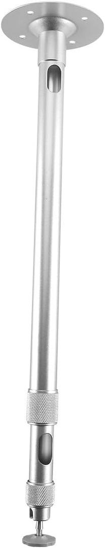 B120 Universal Projector Ceiling Mount Bracket 26.4IN-47.2IN Adjustable Extension Up to 44 lbs(Silver)