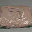 BAGSMART Large Toiletry Bag Travel Bag with Hanging Hook, Water-resistant Makeup Cosmetic Bag Travel Organizer for Accessories, Shampoo, Full Sized Container, Toiletries (Baby Pink)