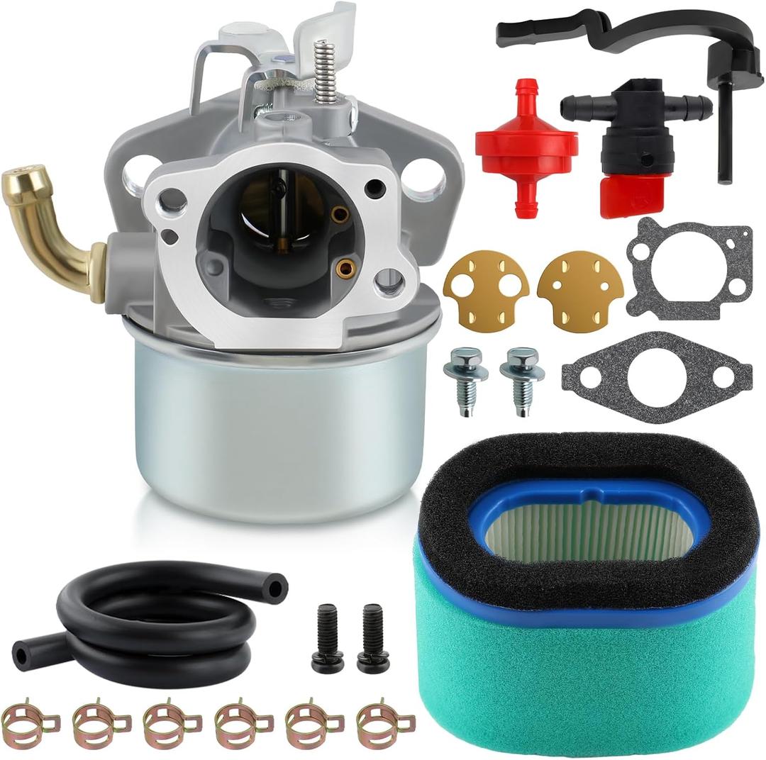 Carbhub 591925 Carburetor for 698479 693518 698475 591925 Engine Motor Powered Chipper Craftsman Tiller with Air Filter Fuel Hose Replace 591925
