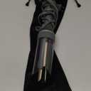 Zavarea Automatic Rotating Curling Iron for Long Hair - 1 Inch Curling Wand for Beach Waves & Loose Curls, Easy Hair Curler for Beginners, Anti-Scald & Frizz-Free, Dual Voltage for Travel (Gray)