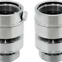 2Pcs PK1390 Self -Draining Vacuum Breaker Replacement, Outdoor Faucet Adapter, 1.01’’ Inner Diameter