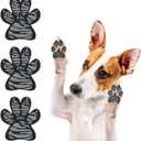 SCENEREAL Anti-Slip Dog Paw Protector Gripper Traction Pads for Small Medium Large Senior Dogs, Dog Feet Stickers with Stronger Adhesive for Hardwood Floors Hot Pavement, 9 Sets(36 Pcs), Grey S