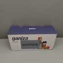 Ganiza Blender for Smoothies, 14Pcs Personal Blender for Shake and Smoothies for Kitchen with 3 Portable Cups (1x24oz & 2X17oz), Single Serve Smoothie Maker, Nutritious Recipe (Black Silver)