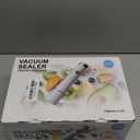 Vacuum Sealer For Food (Compact Vacuum Sealers+ 30 Reusable Vacuum Bags), Powerful Handheld Vacuum Sealer for 10X Preservation & Fresh (Medium)