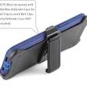 [2 Pack] iPhone 16 Replacement Belt-Clip Holster Compatible with Otterbox Defender Series Case (Phone Case Not Included)