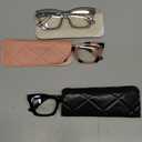 CCVOO Stylish Reading Glasses for Women, Eyeglasses, Blue Light Readers for Women, Computer Eye Glasses, Cheaters