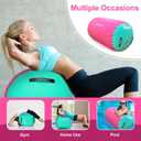 VOFiTNY Gymnastics Tumbling Equipment Air Barrel Inflatable Octagon Tumbler Roller Back-bend Trainer Cheerleading Without Pump