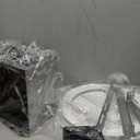 Fitop Bathroom Exhaust Fan with Light, 130 CFM 47W Ceiling Mount Shower Ventilation Exhaust Fan, 1.5 Sones Bathroom Vent Fan with Light, 1100LM LED Light 3000K/4000K/5000K (Gold)