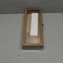 GraduationMall 5x12.5 Shadow Box Frame Solid Wood Glass Door Display Case with Linen Back and 6 Stick Pins,1.5 inches Interior Depth,Ideal for Memorabilia Pictures Flowers Medals Tickets (Carbonized Black)