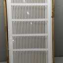 Steel Return Air Filter Grille,Return Vent Cover for Wall or Ceiling [Duct Opening Size] Removable Face/Door for 1 Inch Filters (30"W x 12"H Duct Opening)