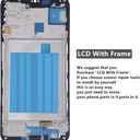 for Samsung Galaxy A15 5G Screen Replacement for Samsung A15 Screen Replacement with Frame kit for Samsung A15 4G / 5G A156u A156m s156vl A156w LCD Touch Display digitizer Assembly 6.6 Inch