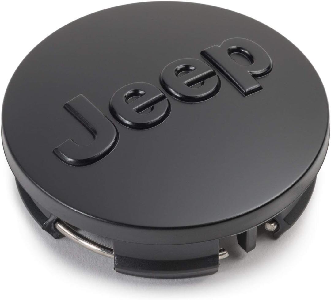 Mopar 2013-2021 Jeep Black Center Cap for Satin/Matte Finish Wheels New OEM