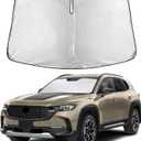 Autovir Windshield Sun Shade Fit for 2023-2024 2025 2026 Mazda CX 50 Sun Shade, Front Window Sun Visor, UV Protection, Heat Blocker, Foldable Car Accessories