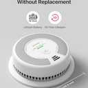 X-Sense 2-in-1 Smoke and Carbon Monoxide Detector Alarm (Not Hardwired), 10-Year Battery-Operated Dual Sensor Fire & CO Alarm, SC06, 1-Pack