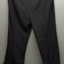 Women's Suit 2 Piece Set Pinstripe Blazer and Bootcut Dressy Pants Set for Work Office Business Outfits (X-Large, Black)