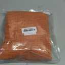 TREELY 100% Cotton Knitted Throw Blanket Couch Cover Blanket(31 x 40 Inches, Caramel)