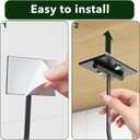 2-Pack Self Adhesive Metal Banana Hanger Hook, Under Cabinet Hook For Kitchen Items, Foldable Banana Hook With Magnets