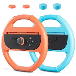 GLDRAM 2pc Steering Wheel Controller Grip for Switch 2 Joycon