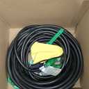 RVMATE 30 Amp 75 Feet RV Power Extension Cord with Easy Plug-in Handle, TT-30P to TT-30R, LED Indicator, 10 AWG, ETL Listed