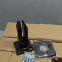 LukLoy 10 Pack Glass Railing Spigot 960g Heavy Duty 316 Stainless Steel Black Glass Pool Fence Railing Post Clamps for Home Garden Stairs Balustrade Balcony