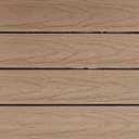 NewTechWood Ultrashield Naturale Outdoor Composite Quick Deck Tile (10 Case), 1' x 1' (Canadian Maple)