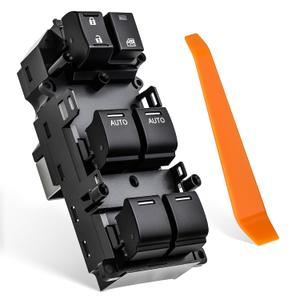 Master Power Window Switch with Removal Tool for Honda 35750T2AA11 | Compatible with 2013-2017 Honda Accord Touring EX-L Replace# 35750T2AA01 641-53986 Front Driver Side Power Window Switch
