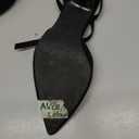 QIY Closed Toe Ankle Strap Heels Women Pumps Pointed Toe Heeled Sandals for Women Stiletto Wedding Dress Shoes (6, Black Lycra)