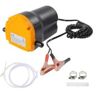 SCUARI 12V 60W Transfer Pump,Car Accessories Oil Pump,Automotive Oil Extractor Pump,Changing Diesel Fluid Scavenge Suction Oil Transfer Pump Kit for Cars,Suitable for Boats,Cars,Motorcycles,ATVs