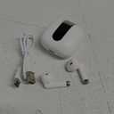 Wireless Earbuds, 2024 Bluetooth Headphones V5.3 Ear Buds Built-in ENC Noise Cancelling Mics, 40H Stereo Bass Bluetooth Earbuds with Dual LED Display, IP7 Waterproof Earphones for Android iOS, White (C-White)