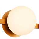 Bathroom Vanity Light Fixtures, Modern 3 Lights Globe Wall Sconce Lighting Aged Brass, Porch Wall Mount Light Fixture for Bathroom, Mirror Cabinets Hallway Stairs