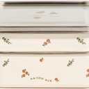 Maison Rue Lunch Box | Stainless Steel Lunch Container | Metal Bento Box | Leak-Proof 3 Compartments