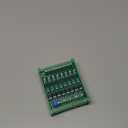 8-Channel PLC Amplifier Circuit Board, PLC Amplifier Circuit Board DC 3.3V/DC 5V Optocoupler Isolated Module