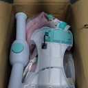 JoyRydz 6V Electric Baby Balance Bike with Bubble Machine,4 in 1 Toddler Balance Bike w/Remote Control for 1 Year Old Boys Girls Kids Bubble Bike Ride on Toys w/Powered Motor,Music,LED Lights (Pink)