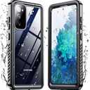 Temdan for Samsung Galaxy S20 FE Case Waterproof, [Military-Grade Drop Protection] [IP68 Underwater] Full Body Heavy Duty Rugged Shock-Proof Case for S20 FE 6.5''-Black