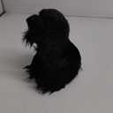 ZHONGXIN Cocker Spaniel Plush Toy - Realistic Sitting Spaniel Stuffed Animal, 11inch Lifelike Black Model, Unique Plush Gift for Kids Birthday, Home Decor