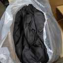 1200D Waterproof Boat Cover - Fits 20' to 22' ft Bass, V-Hull, Tri-Hull, Fish & Ski, Runabout Bowrider Boats - Heavy Duty Canvas Black