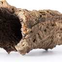 Galpagos (05505) Natural Cork Bark for Reptiles  Ideal for Bearded Dragons, Snakes, and Geckos  Climbing Accessory for Terrariums, Turtle Tanks, and Bird Cages, Tube 7  9, Natural
