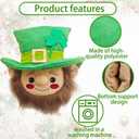 St Patricks Day Christmas Tree Topper, 9 Inches Large St Patricks Day Christmas Tree Decorations for Home Indoor Party