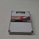 Vaultz Whiteboard Locking Storage Clipboard, Holds 8.5 x 11 Sheets, White/Silver/Black