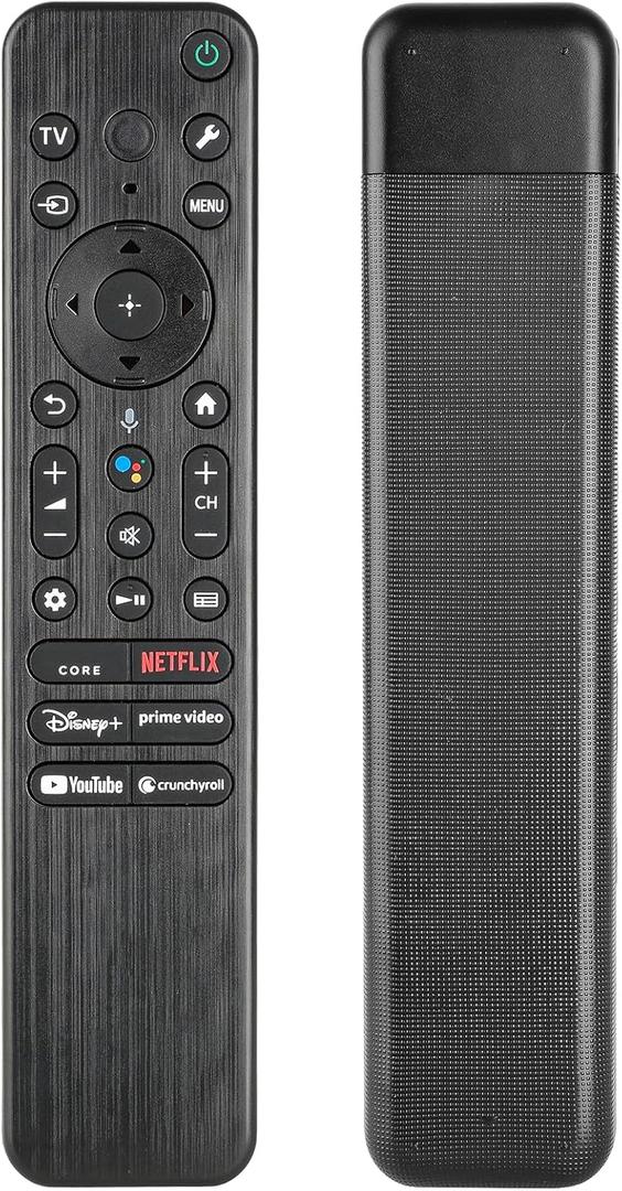RMF-TX810U Voice Remote Control Compatible with Sony 4K Ultra HD TV R-55A80CL XR-55A80L KD-65X77L KD-65X77CL KD-43X77L KD-85X77L Replacement Controller with Netflix PrimeVideo YouTube Buttons
