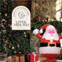 Santa Inflatable Cooler -Christmas in July Decorations Holiday Party Supplies Inflatable Cooler - Keeps Up to 72 Drinks Cold - 24" x 28" in - Yard Decoration (Santa)