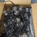 GPATIO Outdoor String Lights, 60FT Waterproof Patio Lights with 32 Hanging Light Globe G40 Bulbs, 2700k Shatterproof for Backyard Gazebo Porch Garden Commerical Outside Decor