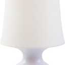 LED Mood Light, Scandinavian Lamp, Battery Powered Night Light, Cordless Night Light, 100% Electrical Safety at Home, Minimalist Table Lamp, Small White Lamp, Gift Ideas