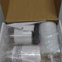 Homemory Realistic Flickering Battery Operated Candles, LED Fake Electric Candle with Remote Control and Timer, Flameless Candles for Home, Christmas Decoration, White, Set of 3 (D3"xH4"5"6")