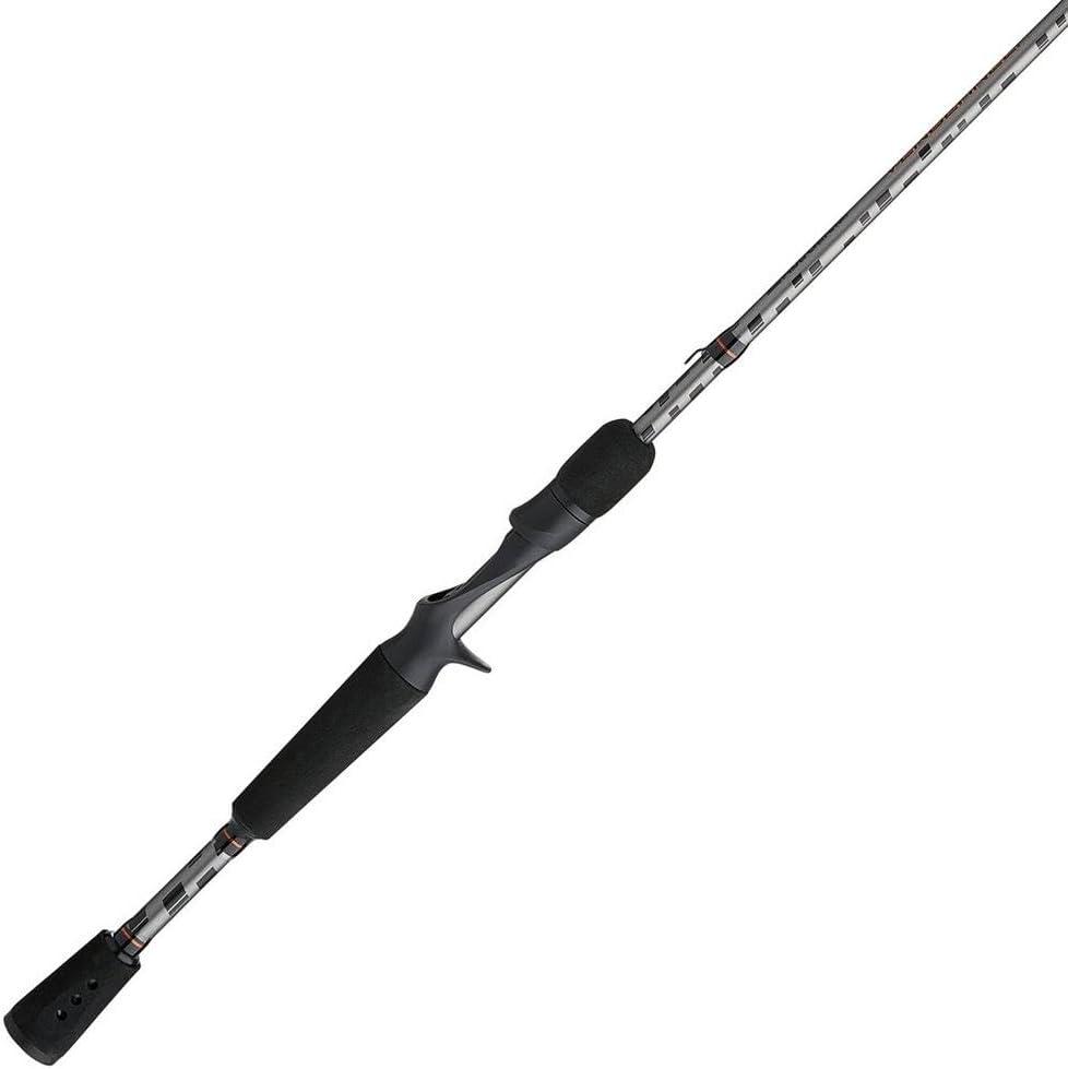 Abu Garcia Vengeance Casting Fishing Rod, 1-Piece Graphite Fishing Rod for Freshwater or Saltwater Fishing, Shock Absorbing Tip (6'6" - Medium - 1pc)