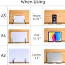 Extra Large Tablet Stand for Desk, Adjustable Holder for Touch Screen Tablets